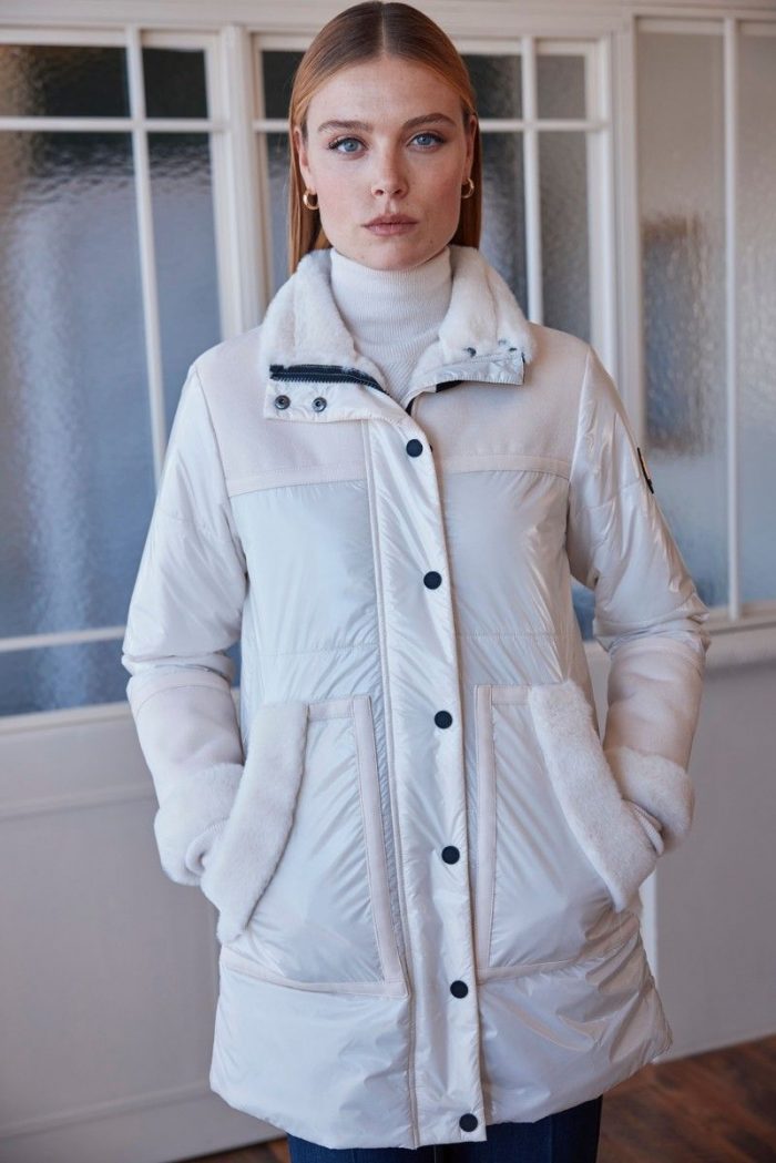 Parka Combinada Crudo - Imagen 2