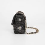 Bolso baguette con flores de paillettes - Imagen 4
