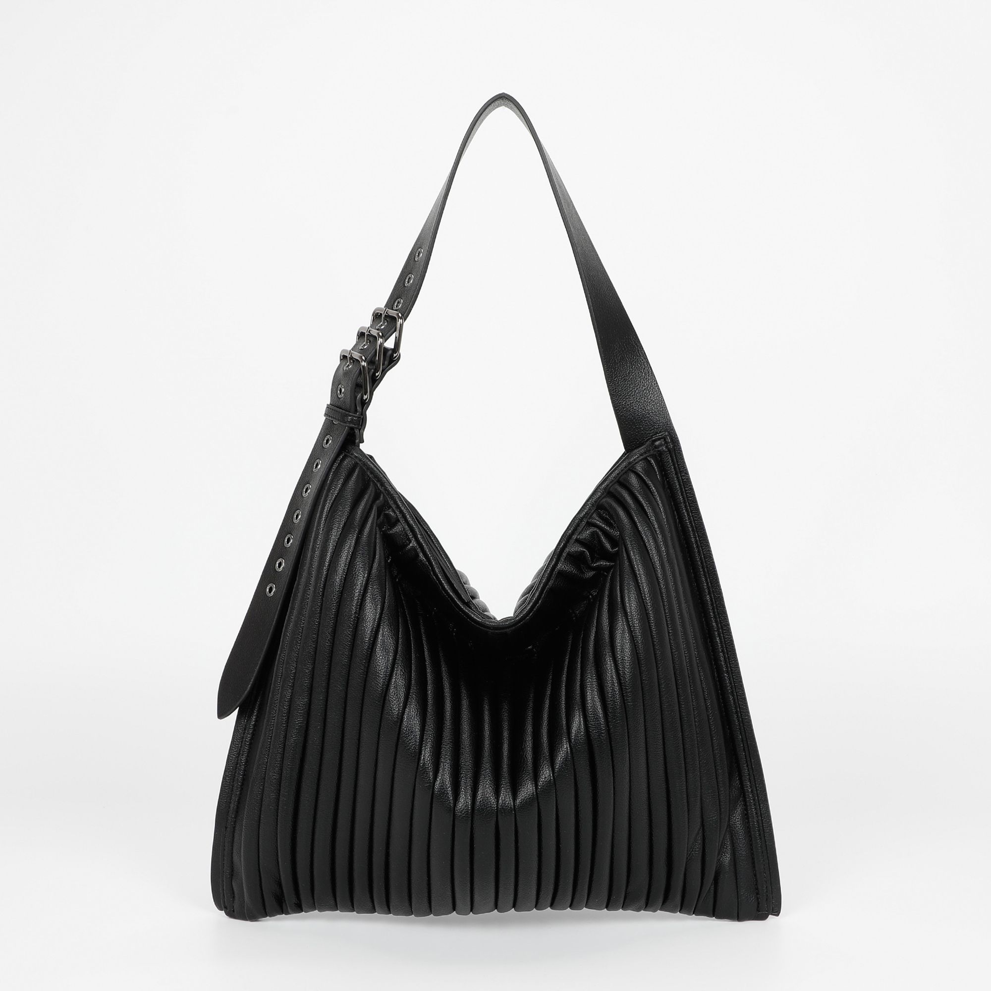 M8-H201304_10003 Bolso saco plisado - Imagen 1