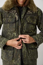 Chaqueta Bordada de Leopardo - Imagen 2