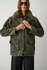 Chaqueta Bordada de Leopardo - Imagen 3