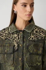 Chaqueta Bordada de Leopardo - Imagen 7