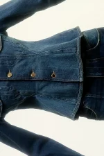 Chaqueta Jeans Cintura Ajustada - Imagen 2