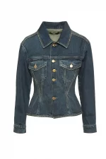Chaqueta Jeans Cintura Ajustada - Imagen 4