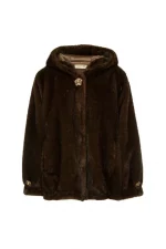 Chaquetón de Ecopiel Visón