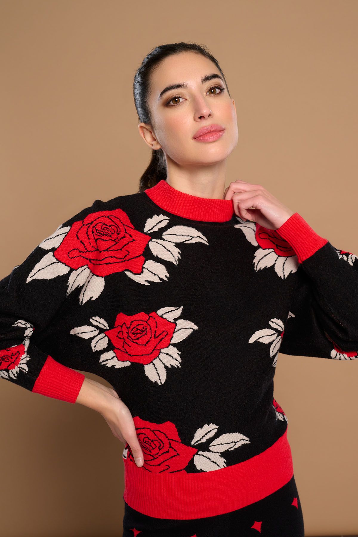 252-297-1 Rosso Sweater - Imagen 1
