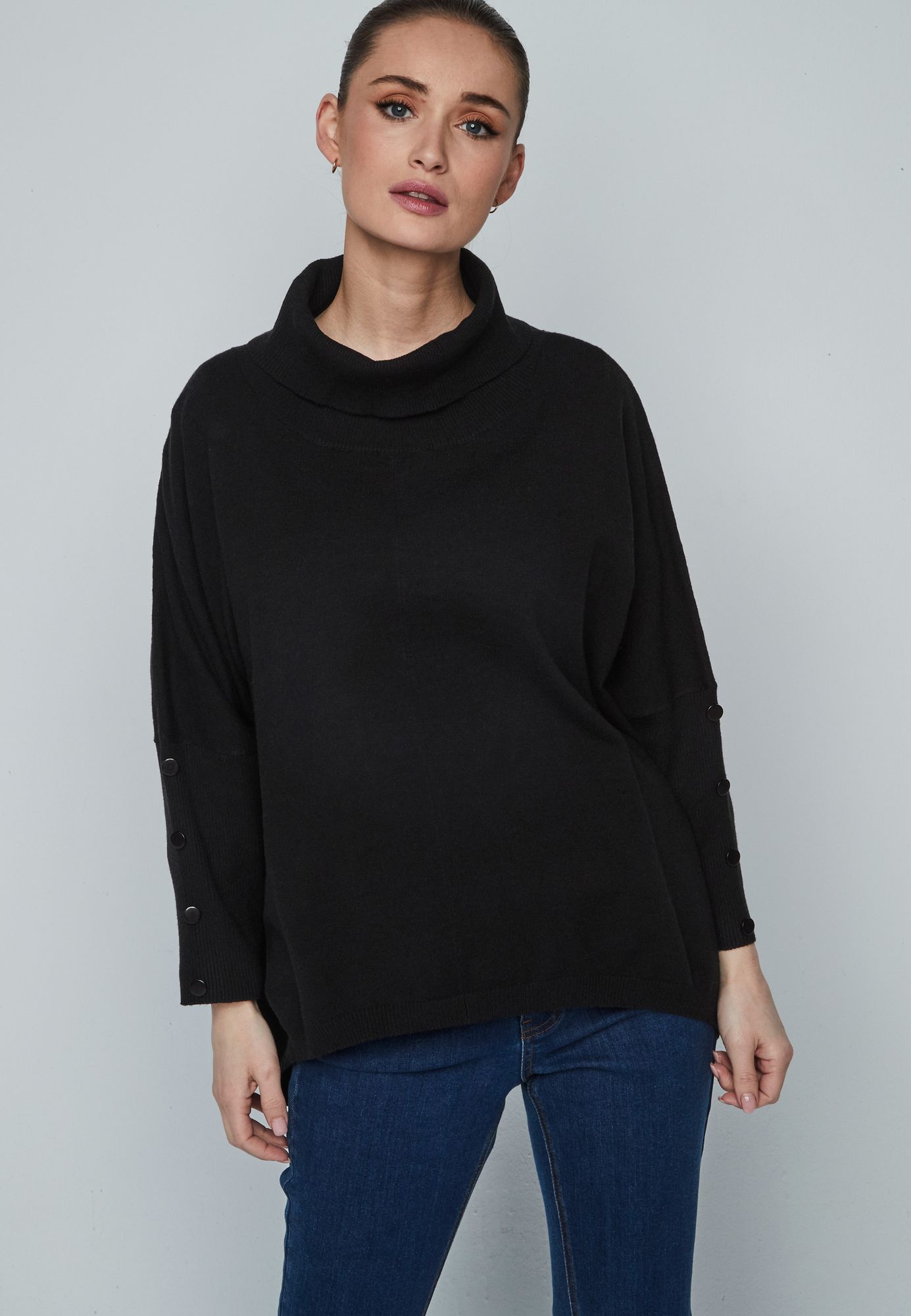 1044-262_001001_5 Poncho botones - Imagen 1