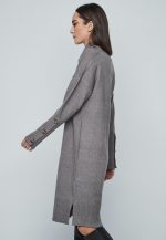 Vestido punto cuello chimenea - Imagen 2