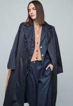 Trench largo cinturon contraste - Imagen 2