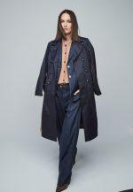 Trench largo cinturon contraste - Imagen 3