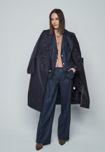 Trench largo cinturon contraste - Imagen 4