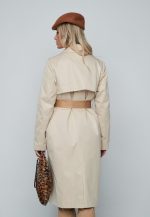 Trench largo cinturon contraste - Imagen 7
