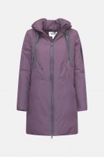 Parka larga técnica con capucha - Imagen 6