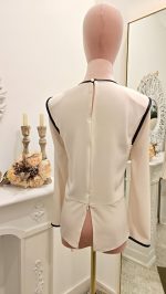 Blusa con Vivos en Negro - Imagen 3