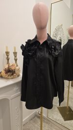 Camisa con Flores 3D