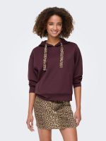 Sudadera lisa con detalle cordon leopardo Only Alina Life - Imagen 7