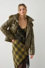 Parka corta Burgundy - Imagen 9