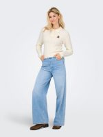 Jersey cuello de polo con osito bordado Only Katia - Imagen 7