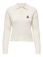 Jersey cuello de polo con osito bordado Only Katia - Imagen 8