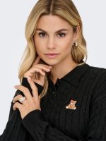 Jersey cuello de polo con osito bordado Only Katia - Imagen 12