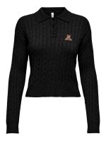 Jersey cuello de polo con osito bordado Only Katia - Imagen 14
