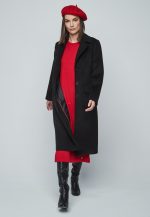 Abrigo largo bolsillos plastrón - Imagen 7