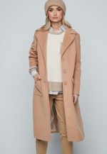 Abrigo largo bolsillos plastrón - Imagen 8