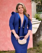 Vestido Midi Crepe y Terciopelo - Imagen 3