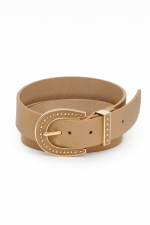 Cinturon estrecho con hebilla decorada - Imagen 2
