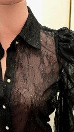 Camisa de Encaje y Minilentejuelas - Imagen 5