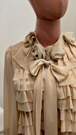 Camisa de Gasa con Volantes y Lazo - Imagen 2