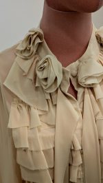 Camisa de Gasa con Volantes y Lazo - Imagen 4