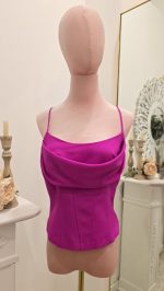 Top tipo Corpiño Fucsia