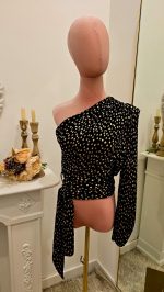 Top Asimétrico Plumeti Oro - Imagen 5