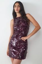 Mini vestido lentejuelas