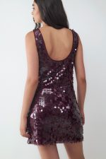 Mini vestido lentejuelas - Imagen 3