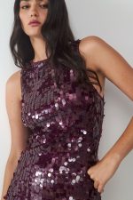 Mini vestido lentejuelas - Imagen 4