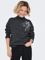 Jersey cuello perkins con pedreria Only Riva - Imagen 5