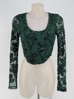 Top de Lentejuelas Manga Larga - Imagen 3