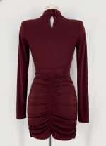 Vestido de Licra Cuello Alto Cruzado - Imagen 4