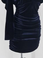 Vestido Corto Black Velvet - Imagen 10