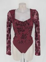 Body de Lentejuelas Granate - Imagen 5