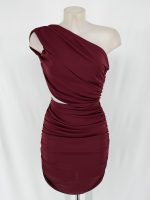 Minivestido de Licra Asimétrico - Imagen 4