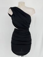 Minivestido de Licra Asimétrico - Imagen 3