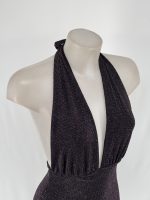 Vestido Corto Halter Lúrex Multicolor - Imagen 2