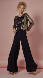 Chaqueta de Lentejuelas con Lazos