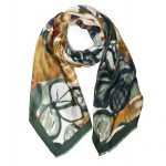 Foulard estampado flores