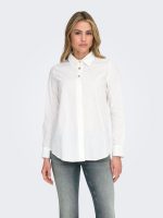 Camisa larga con tres botones dorados Only Sable Nina