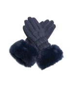 Guante acolchado con puño de pelo - Imagen 2