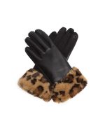 Guante con puño de animal print